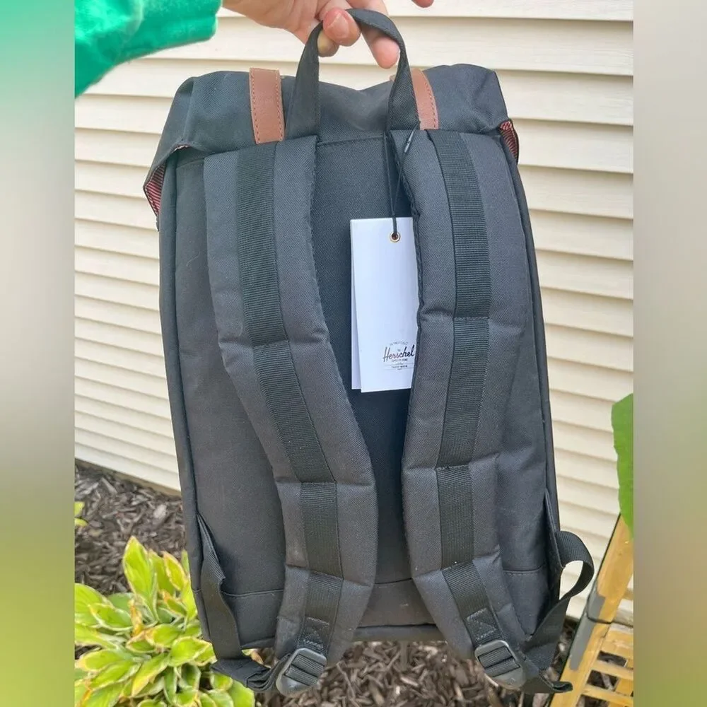 Hershel Supply Co. Retreat Backpack Black NWT Laptop Travel School Unisex Bag